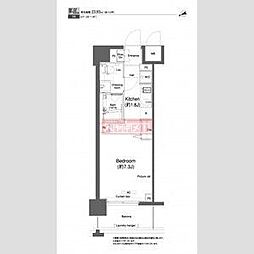 プラウドフラット鶴見1 1Kの間取図画像