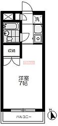 ウィステリア久が原 ワンルームの間取図画像