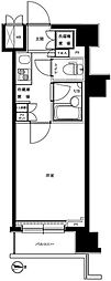 ルーブル川崎伍番館 1Kの間取図画像