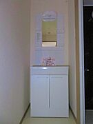 洗面室にはシャワードレッサーを搭載です。