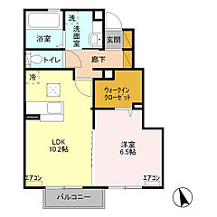 物件の間取り