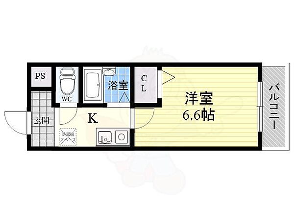 マンションキムラ ｜大阪府大阪市東淀川区東淡路３丁目(賃貸マンション1K・4階・19.89㎡)の写真 その2