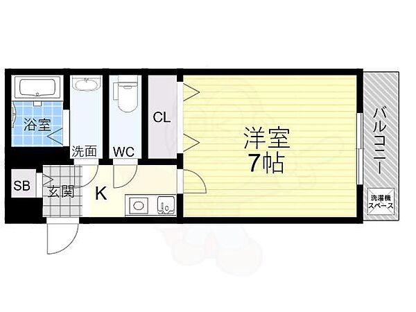 プルス野中南 ｜大阪府大阪市淀川区野中南２丁目(賃貸マンション1K・2階・21.60㎡)の写真 その2