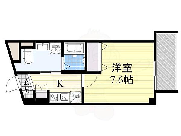 パークヒルズ東三国ヴィジョン 404｜大阪府大阪市淀川区東三国６丁目(賃貸マンション1K・4階・26.00㎡)の写真 その2