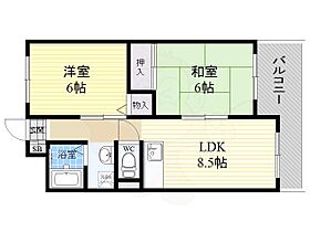 丸岡マンション  ｜ 大阪府大阪市東淀川区西淡路１丁目（賃貸マンション2LDK・5階・48.75㎡） その2