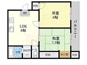 北大阪マンション  ｜ 大阪府大阪市淀川区十八条１丁目（賃貸マンション2LDK・2階・42.46㎡） その2