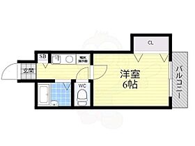 マンションセレーネ  ｜ 大阪府大阪市東淀川区豊新５丁目（賃貸マンション1K・2階・14.87㎡） その2