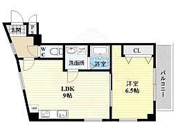 エルレジデンシア下新庄 4階1LDKの間取り