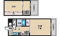 ファイブツー 2Kの間取図画像