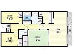 間取図画像 3LDK