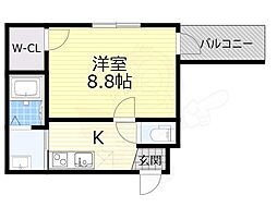 フジパレス東三国5番館 2階/-