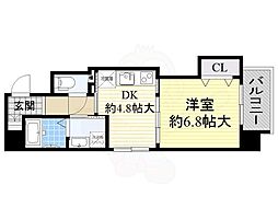 グレースTM 1DKの間取図画像