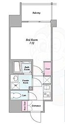 COMFORIALIV新大阪WEST 1Kの間取図画像