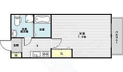 セレニテ新大阪 1Kの間取図画像