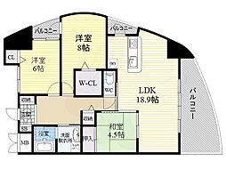 トリニティ北川口 3LDKの間取図画像