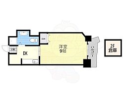 新大阪第一ダイヤモンドマンション 1DKの間取図画像