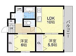 新大阪パークハイツ 7階/-