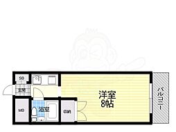 ストークマンション西中島 1Kの間取図画像
