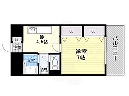 ハイムディローゼ 1DKの間取図画像