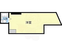 井上ビル ワンルームの間取図画像