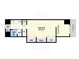 チサンマンション第7新大阪 1LDKの間取図画像