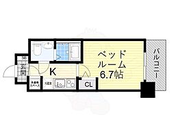 アドバンス新大阪ラシュレ 5階/-