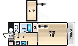 ファイブツー 1SKの間取図画像