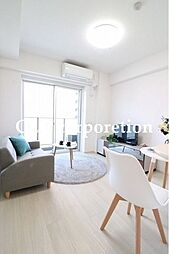 都営大江戸線 門前仲町駅 徒歩9分の賃貸マンション 10階2LDKのリビング/ダイニング