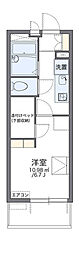 レオパレスハルカ 1Kの間取図画像