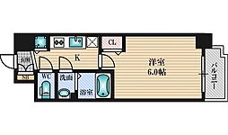 プレサンス新大阪コアシティ 1Kの間取図画像