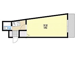 エクセルマンション野里 1Kの間取図画像