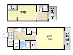 ファイブツー 1LDKの間取図画像