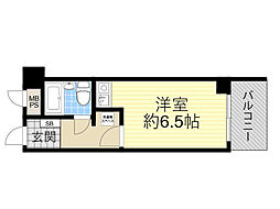 ライオンズマンション新大阪第3 ワンルームの間取図画像