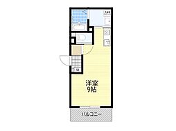 リブレメゾン本町 ワンルームの間取図画像
