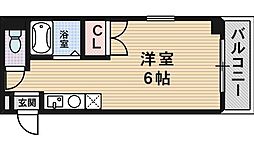 サクセス江坂 ワンルームの間取図画像
