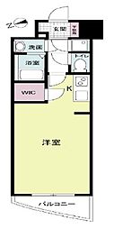 セレニテ新大阪弐番館 ワンルームの間取図画像