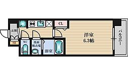アドバンス新大阪ウエストゲート 1Kの間取図画像