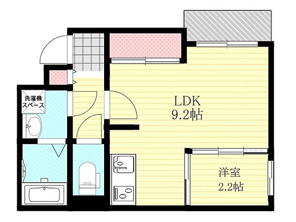 RIFF阪急神崎川 ｜大阪府大阪市淀川区三津屋南１丁目(賃貸アパート1LDK・1階・30.00㎡)の写真 その2