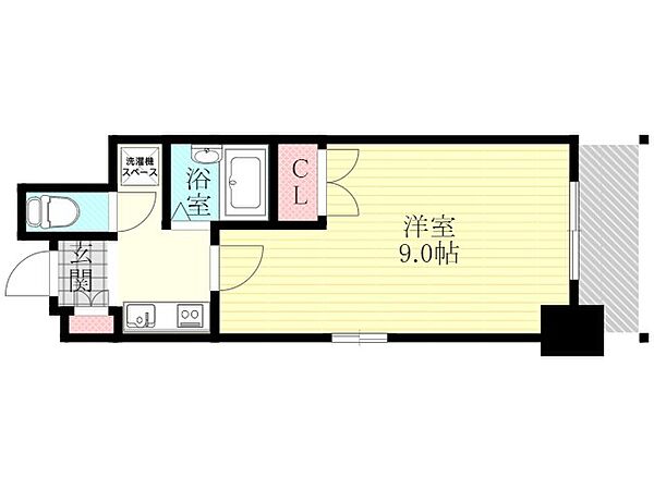 KM江坂 ｜大阪府吹田市垂水町３丁目(賃貸マンション1K・6階・23.25㎡)の写真 その2