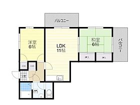 メゾン・ド・ロワール  ｜ 大阪府箕面市半町２丁目（賃貸アパート2LDK・2階・56.24㎡） その2