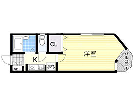 セカンドOAハイツ  ｜ 大阪府箕面市箕面６丁目10番27号（賃貸マンション1K・1階・21.00㎡） その2