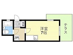 千里山ハイツ  ｜ 大阪府吹田市千里山西４丁目（賃貸アパート1R・1階・18.91㎡） その2