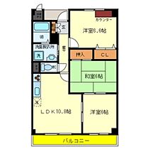 エーデル雲雀丘 三番館  ｜ 兵庫県川西市寺畑２丁目2番7号（賃貸マンション3LDK・4階・63.38㎡） その2