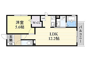 メゾンサフィール  ｜ 大阪府豊中市走井３丁目3番5号（賃貸アパート1LDK・2階・41.68㎡） その2