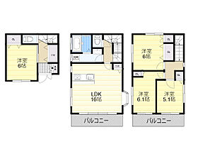 吹田市幸町戸建  ｜ 大阪府吹田市幸町（賃貸一戸建3SLDK・1階・113.85㎡） その1