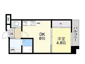 ル・レーヴ江坂  ｜ 大阪府吹田市垂水町３丁目（賃貸マンション1LDK・4階・32.34㎡） その2