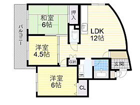 第20千里ハイツ  ｜ 大阪府豊中市西泉丘２丁目（賃貸マンション3LDK・3階・66.54㎡） その2