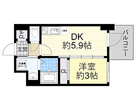 大阪府大阪市淀川区西宮原１丁目7番（賃貸マンション1DK・5階・25.00㎡） その2