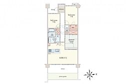 レーベンリヴァーレ美杉台グローブヒルズイーストウィング 3LDKの間取図画像