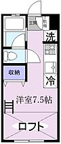 グリーンテラス調布N 204 ｜ 東京都調布市小島町２丁目13-25（賃貸アパート1R・2階・16.38㎡） その2